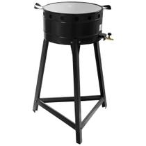 Fritadeira A Gás Com Pés E Tacho Branco 40cm - TRON