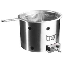 Fritadeira A Gás De Mesa C/ Peneira E Tacho Inox 02L - TRON