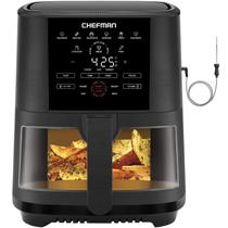 Fritadeira Air Chefman 5L com sonda de temperatura 8 predefinições preta