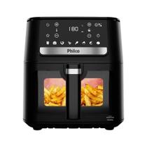 Fritadeira Air Fry Philco PAF95A, 1800W - 9,5 Litros, sem Óleo, Redstone, Preto/Inox Fritadeira Air Fry Philco PAF95A, 1800W - 9,5 Litros, sem Óleo, Redstone, Preto/Inox