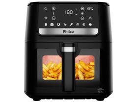 Fritadeira Air Fry Philco PAF95A, 1800W - 9,5 Litros, sem Óleo, Redstone, Preto/Inox Fritadeira Air Fry Philco PAF95A, 1800W - 9,5 Litros, sem Óleo, Redstone, Preto/Inox