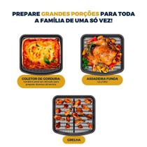 Fritadeira Air Fryer 11L BAF11A Britânia Preta 127V Fritadeira Air Fryer 11L BAF11A Britânia Preta 127V