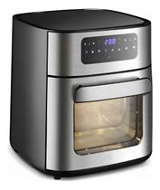 Fritadeira Air Fryer 12 Litros knakasaki 2000 Watts Sem Óleo Com Painel Digital Cinza Escuro 127V Fritadeira Air Fryer 12 Litros knakasaki 2000 Watts Sem Óleo Com Painel Digital Cinza Escuro 127V