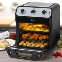 Fritadeira Air Fryer 12L Midea Oven FFA20P1 Preta 127V Fritadeira Air Fryer 12L Midea Oven FFA20P1 Preta 127V