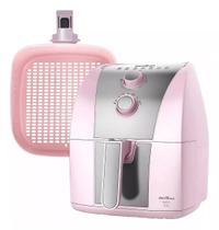 Fritadeira Air Fryer 5,5 Litros 1500W BAFE53 Britânia Rosa 127V Fritadeira Air Fryer 5,5 Litros 1500W BAFE53 Britânia Rosa 127V