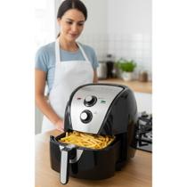 Fritadeira Air Fryer 6L 1900W - Cesto Quadrado, Saudável Fritadeira Air Fryer 6L 1900W - Cesto Quadrado, Saudável