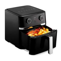 Fritadeira Air fryer 8 Litros Elgin Gran Fry 1.900W Preta Grelha Removível 110V