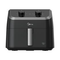 Fritadeira Air Fryer 8,5L Widemax Cyclone Preto Midea Fritadeira Air Fryer 8,5L Widemax Cyclone Preto Midea