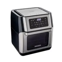Fritadeira Air Fryer Black Decker 12 Litros AFO12G Preto E Inox 127v Fritadeira Air Fryer Black Decker 12 Litros AFO12G Preto E Inox 127v