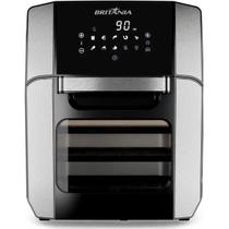 Fritadeira Air Fryer Britânia BFR2100P 12L 1800W 4 em 1 Assa Frita Desidrata Reaquece Timer 90min Temperatura 80-200C