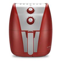 Fritadeira Air Fryer Britânia Vermelha 5 Litros inox 1500W Frita Sem Óleo 127V/110V