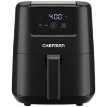 Fritadeira Air Fryer Chefman 2 Qt Mini Digital Antiaderente Preta