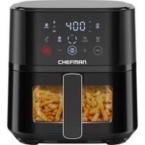 Fritadeira Air Fryer Chefman 4L Hi-Fry Technology Antiaderente Preta Fritadeira Air Fryer Chefman 4L Hi-Fry Technology Antiaderente Preta