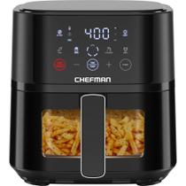 Fritadeira Air Fryer Chefman 4L Hi-Fry Technology Antiaderente Preta