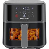 Fritadeira Air Fryer Chefman 6L Hi-Fry Technology 1700W Cinza RJ38-6TW Fritadeira Air Fryer Chefman 6L Hi-Fry Technology 1700W Cinza RJ38-6TW