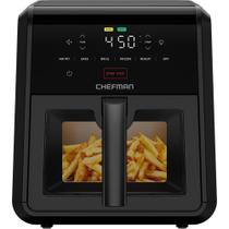 Fritadeira Air Fryer Chefman TurboFry 7L 6 em 1 450F preta Fritadeira Air Fryer Chefman TurboFry 7L 6 em 1 450F preta