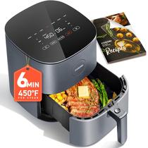 Fritadeira Air Fryer COSORI 5L 9 em 1 com mais de 130 receitas 450 F Max Heat Grey Fritadeira Air Fryer COSORI 5L 9 em 1 com mais de 130 receitas 450 F Max Heat Grey