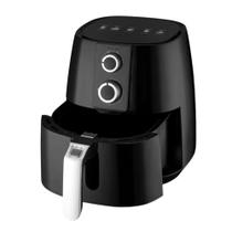 Fritadeira Air Fryer Eletrica 1550w 3,8 Litros Nk002 Potente Preto 110v Fritadeira Air Fryer Eletrica 1550w 3,8 Litros Nk002 Potente Preto 110v