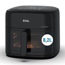 Fritadeira Air Fryer EOS Family 8,2 Litros Chef Gourmet Digital Compacta All Black EAF80P 220V