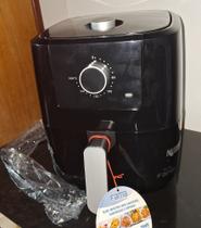 Fritadeira Air Fryer Ffr27p 3l Timer 1300w Preta Fama 220v