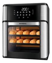 Fritadeira Air Fryer Forno Oven 12l Mondial Afo-12l-bi Preto/inox 2200w