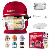 Fritadeira Air Fryer Fritaire Glass 5L com visualização em 360, autolimpante 6 em 1 Fritadeira Air Fryer Fritaire Glass 5L com visualização em 360, autolimpante 6 em 1