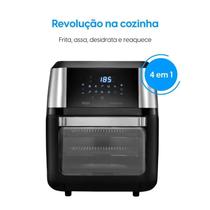 Fritadeira Air Fryer Oven Fry 4 em 1 12L Frita sem Óleo Assa Desidrata e Reaquece 1.800W 110V