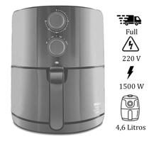 Fritadeira Air Fryer Philco 4,6L Cesto Removível 1500W Titanium Inox PFR18TI 220V