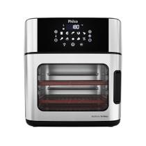 Fritadeira Air Fryer Philco Oven PAF16A - Revestimento Antiaderente Redstone, 2000W, 16 Litros, Preto/Inox