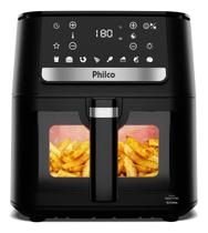 Fritadeira Air Fryer Philco PAF95A 9,5L 1800W 127V Painel Digital Visor Glass Redstone Fritadeira Air Fryer Philco PAF95A 9,5L 1800W 127V Painel Digital Visor Glass Redstone