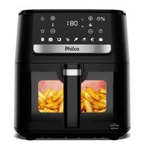 Fritadeira Air Fryer Philco PAF95A 9,5L 1800W Visor Glass Redstone 220V Fritadeira Air Fryer Philco PAF95A 9,5L 1800W Visor Glass Redstone 220V