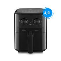 Fritadeira Air fryer Quad Fry 220V - 1.400W, 4,2L, Preta com Tecnologia Air Circuit 360 Fritadeira Air fryer Quad Fry 220V - 1.400W, 4,2L, Preta com Tecnologia Air Circuit 360