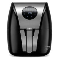 Fritadeira Air Fryer Sem Óleo Britânia Digital, 5L, 1500W, 127V, Inox - BFR41PI