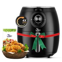 Fritadeira Air Fryer Uten 5.5L 1700W Elétrica de Alta Potência Preta