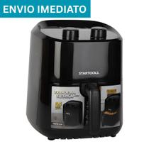 Fritadeira Airfryer 3,4 Litros Startools Potência De 1200W 127V Ou 220V Elétrica 28x27x25Cm Preto Fritadeira Airfryer 3,4 Litros Startools Potência De 1200W 127V Ou 220V Elétrica 28x27x25Cm Preto