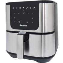 Fritadeira AirFryer Elétrica Sem Óleo 7 Litros 1700W Painel Digital Timer Preta Amvox Arf 1255