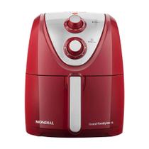 Fritadeira AirFryer Mondial AFN-50-RI Inox 5L Vermelha-127V