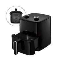 Fritadeira AirFryer Pratica Fry 3,7L 1.400W Preta Elgin