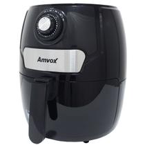 Fritadeira AirFryer Sem Óleo 4,5 Litros 220V Panela Elétrica 1400W Timer Preta Amvox Arf 1245