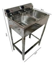 Fritadeira Alfa Suportel Elétrica 14 Litros A Óleo