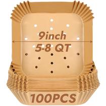 Fritadeira de ar BYKITCHEN Liners 9" 100PCS perfurada 5-8 QT
