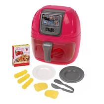 Fritadeira De Brinquedo Cozinha Infantil Com Timer Luz Som