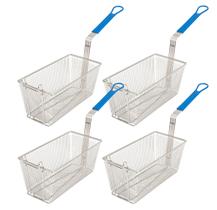 Fritadeira Deep Fryer Basket Cuisine Ready, pacote com 4 unidades, 13,25 x 6,5 x 5,9 cm, ferro