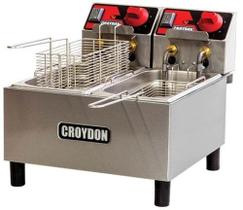 Fritadeira Dupla Croydon Fc2a Elétrica 2x3 Litros