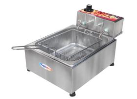 Fritadeira Elétrica 1 Cuba 5Lts 3000w Aço Inox Pratic Metal