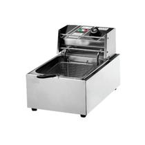 Fritadeira Elétrica 1 Cuba Aço Inox 5 Litros 110V 1800W