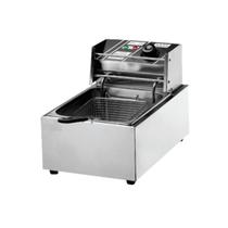 Fritadeira Elétrica 1 Cuba Aço Inox 6 Litros 220v 2500W