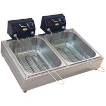 Fritadeira Elétrica 10 Litros Profissional 2 Cubas