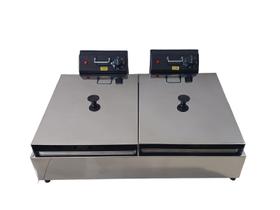 Fritadeira Elétrica 12 litros 2 cubas c tampas Profissional