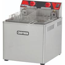 Fritadeira Elétrica 15L Óleo FZM8 8000W Zona Fria Croydon Fritadeira Elétrica 15L Óleo FZM8 8000W Zona Fria Croydon